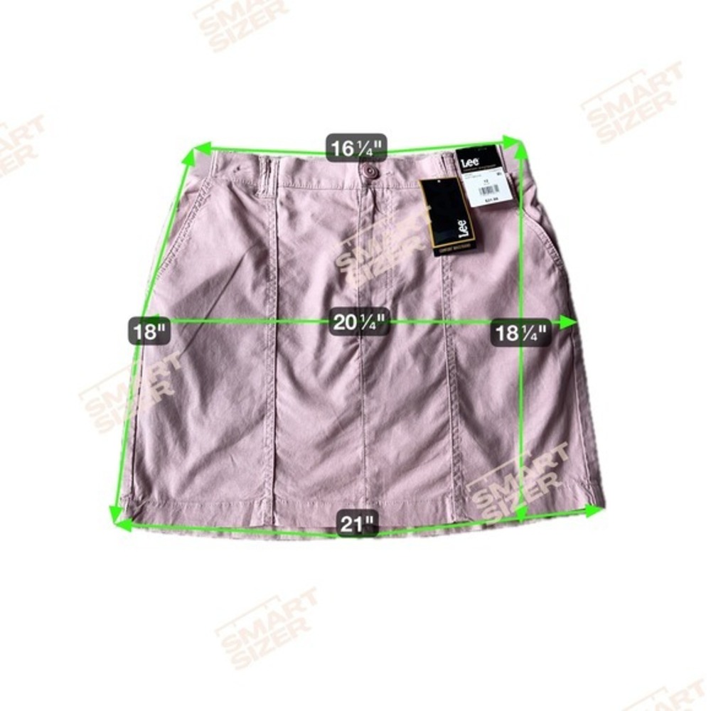 Lee Women's Skirt Size 12 Pink Comfort Waistband Casual Mini New with Tags - Picture 12 of 13